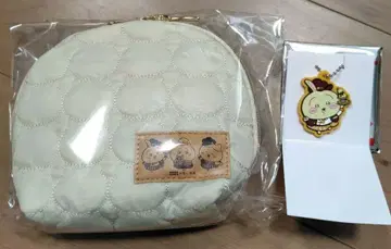치이카와 Cocos 퀼팅 파우치 & 러버 참 세트