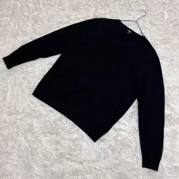 UNIQLO 캐시미어 100% XL 사이즈 고급 블랙 V넥 니트 스웨터
