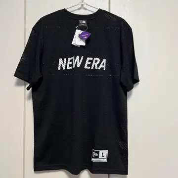 NEW ERA 메쉬 T셔츠 L 블랙