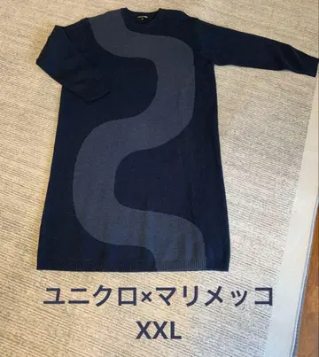 새상품급 유니클로 x 마리메꼬 울 원피스 XXL