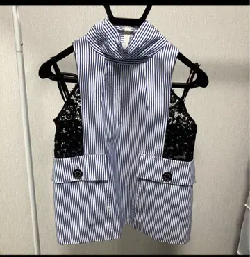 아키라나카 스트라이프 하이넥