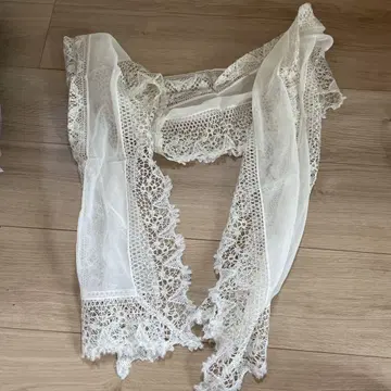 아이보리 레이스 브라이덜 케이프