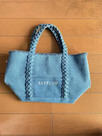 BAYFLOW 데님 블루 토트백