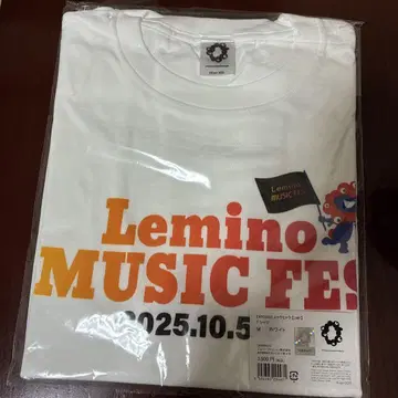 expo2025Lemino MUSIC FEST 티셔츠 M 사이즈 화이트
