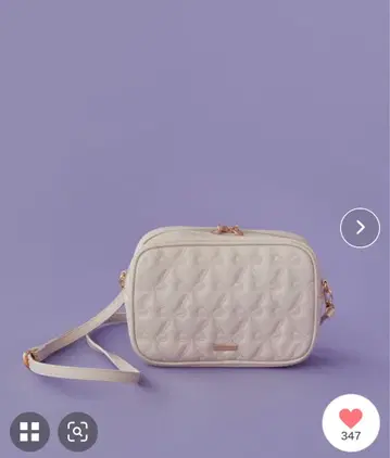 Maison de FLEUR 리본 퀼팅 스퀘어 미니백