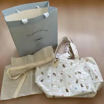 [ 미사용 새상품 ] gelato pique 곰 무늬 마더백