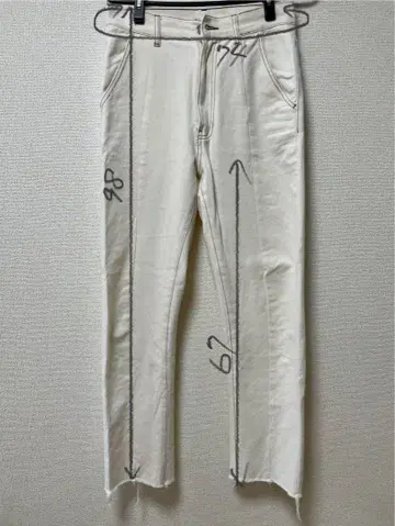 슬릿 데님 팬츠 size38