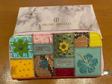 MICHELANGELO 미켈란젤로 패치워크 장지갑