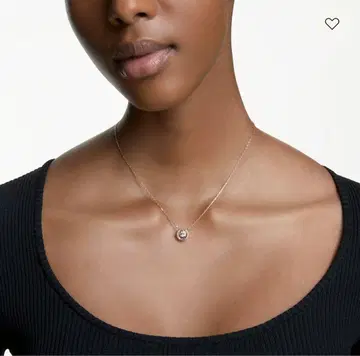 Swarovski 로즈 골드 목걸이