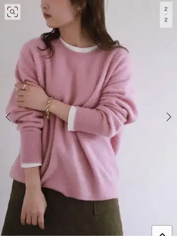 캐시미어 크루넥 풀오버