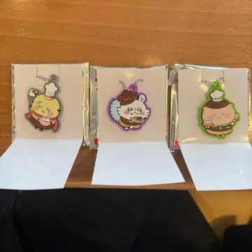 코코스 치이카와 (먼작귀) 러버 키링 3개 세트