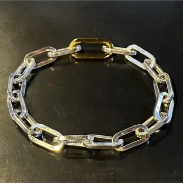 SILVER925 링크 체인 팔찌/실버 팔찌