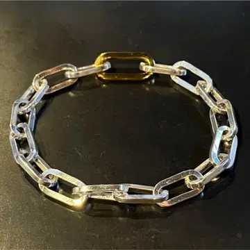 SILVER925 링크 체인 팔찌/실버 팔찌