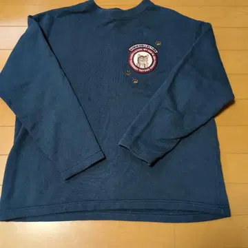 KUNIO COLLECTION 고양이 자수 긴팔 트레이닝복