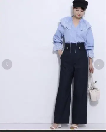 마이 스트라다 마린 와이드 팬츠 36 사이즈 Mystrada