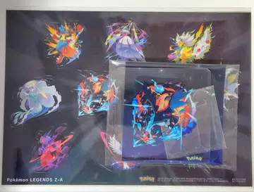 메가리자몽X 포켓몬 레전즈 ZA 아크릴 코스터 스티커