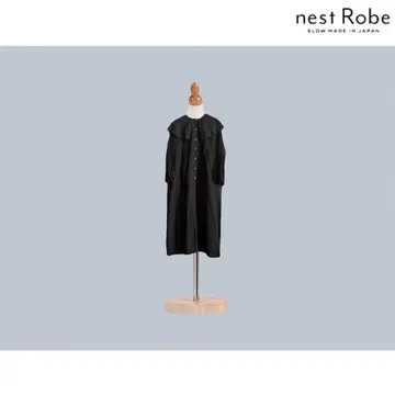 nest Robe 린넨 오우사라시 케이프 칼라 원피스