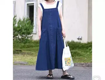 데님 플레어 점프 스커트 하트마켓 프리 사이즈 점프 스커트