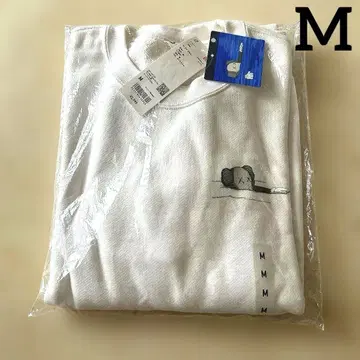 UNIQLO x KAWS 콜라보 맨투맨 화이트 M