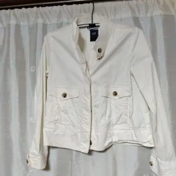 GAP 화이트 자켓 코튼