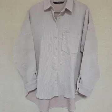 ZARA BASIC 코듀로이 셔츠 S 사이즈 아이보리