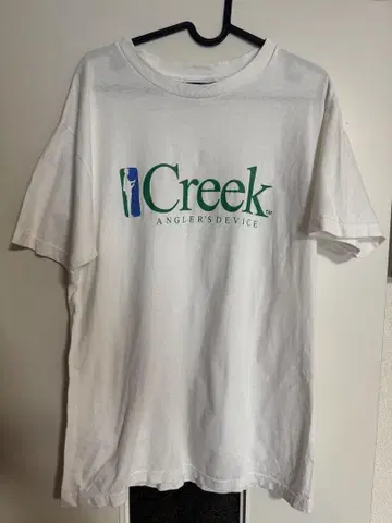 Creek 앵글러스 디바이스 T셔츠 M 화이트