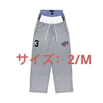 Project G/R3 LAYERED SWEAT PANTS 그레이2/M