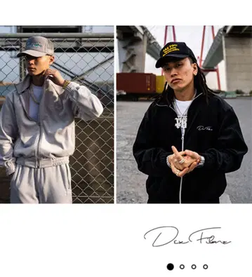 XLARGE x DexFilmz 셋업 블랙