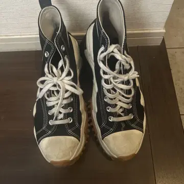 블랙 하이컷 스니커즈 10.5 US