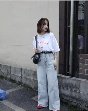 jumelle  와이드 루즈 데님