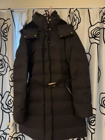 ZARA 다운 코트 자켓 벨트 포함