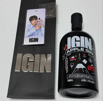 일본 한정판 IGIN 재팬 에디션 보틀넥 택 포함 포토 카드