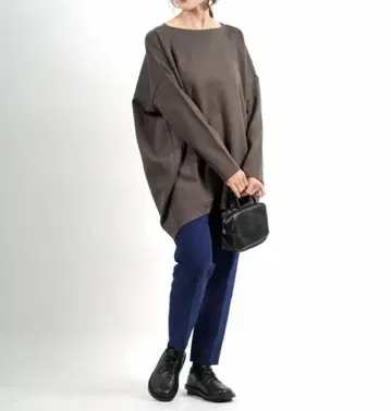미즈이로 인드 코쿤 와이드 풀오버 티셔츠 mizuiroind