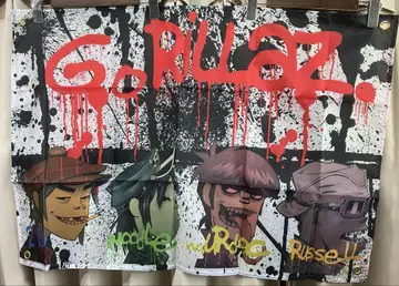 고릴라즈/Gorillaz 폴리에스테르 태피스트리/60 x 90cm