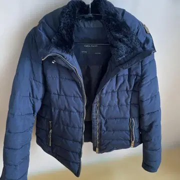 ZARA BASIC 네이비 다운 자켓 L