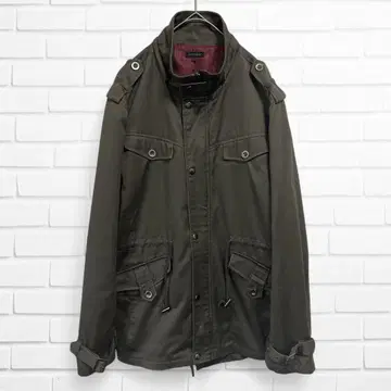 [ AUTHENTIC ] 밀리터리 자켓 하프 코트 (LL)