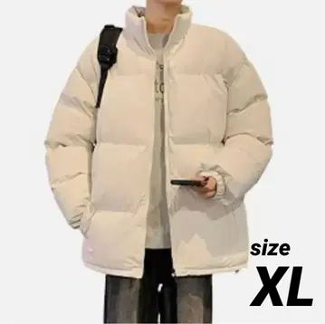 다운 자켓 남성용 코튼 코트 하이넥 스탠딩 칼라 빅 사이즈 경량