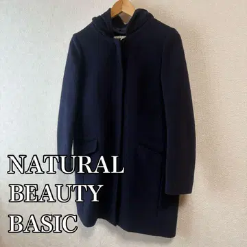 NATURAL BEAUTY BASIC 후드 부착 코트