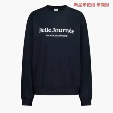 depound 맨투맨 트레이닝복 상의 긴팔 네이비 미사용 새상품