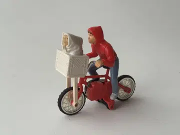 빈티지 영화 E.T. 엘리엇 피규어 BMX KUWAHARA