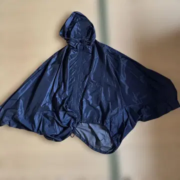 Plantation WINDCOAT 네이비 후드 부착 판초
