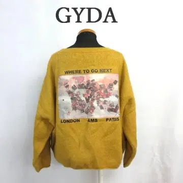 MY1478 GYDA 제이다 니트 스웨터 F 여성용 머스타드