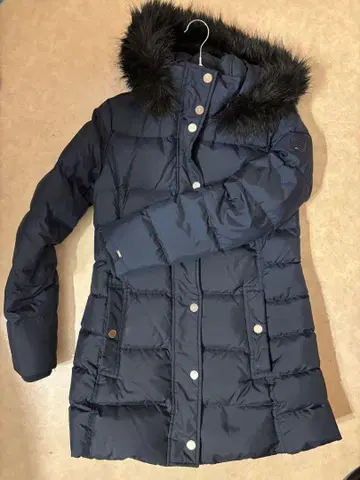TOMMY HILFIGER 네이비 다운 자켓 XS