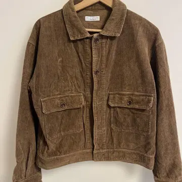 뷰티앤유스 브라운 코듀로이 자켓