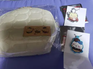 코코스 치이카와 (먼작귀) 콜라보 퀼팅풍 파우치 키링 랏코 모몽가