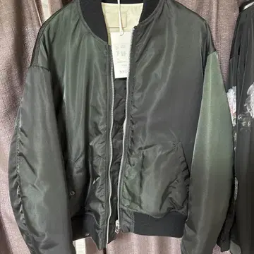 YOKE 그라데이션 프린트 봄버 자켓 플라이트 자켓