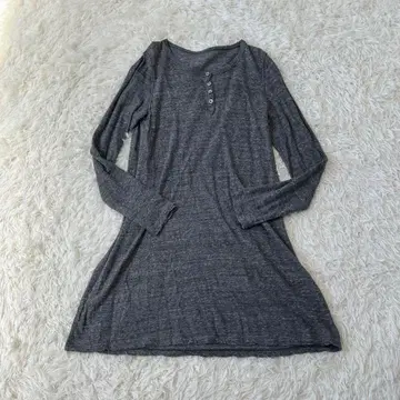 nest robe 네스트로브 긴팔 티셔츠 원피스 그레이