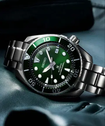 SEIKO 그린 공기 잠수용 방수 다이버 워치 6R35