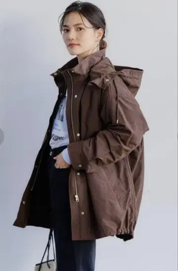 green label relaxing 마운틴 파카 브라운 M