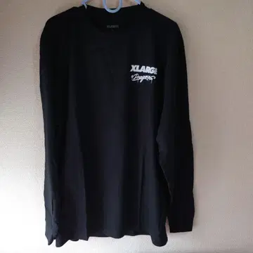 XLARGE 블랙 롱 슬리브 T셔츠 L